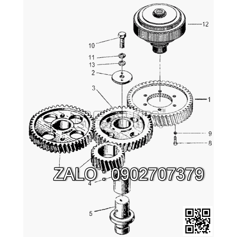 REVERSE GEAR FD/G25-15 TCM FD30T3Z 37B-1TG-4210