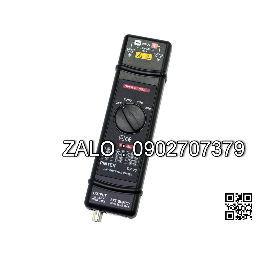 Que đo vi sai Pintek DP-25 ( 1.3KVp-p / 25MHz Econ