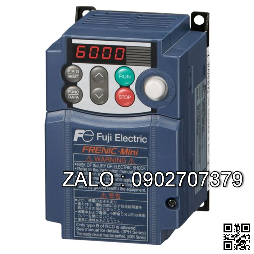 Biến tần Fuji FRN0008E2S-7GB (1.5-2.2kW) 1 Pha 220V