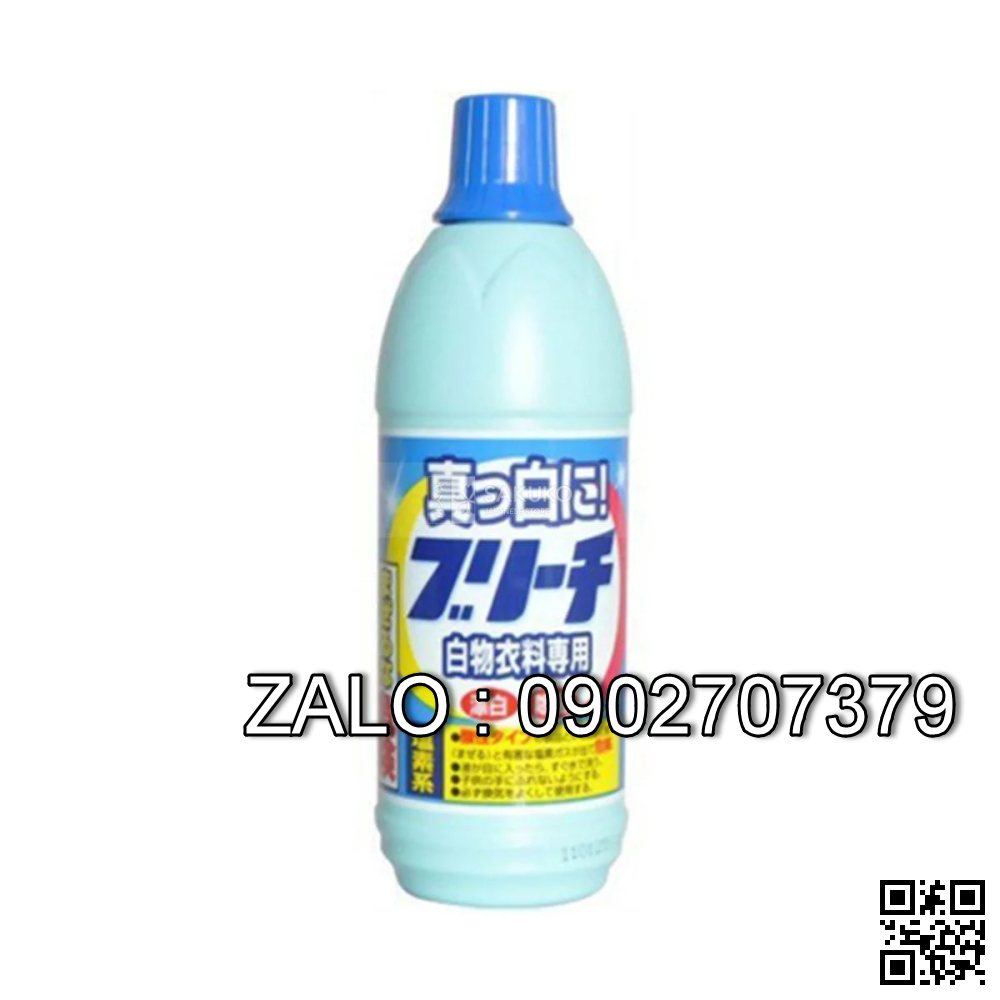 Nước tẩy trắng quần áo 600ml Rocket (Kiện 24 cái)