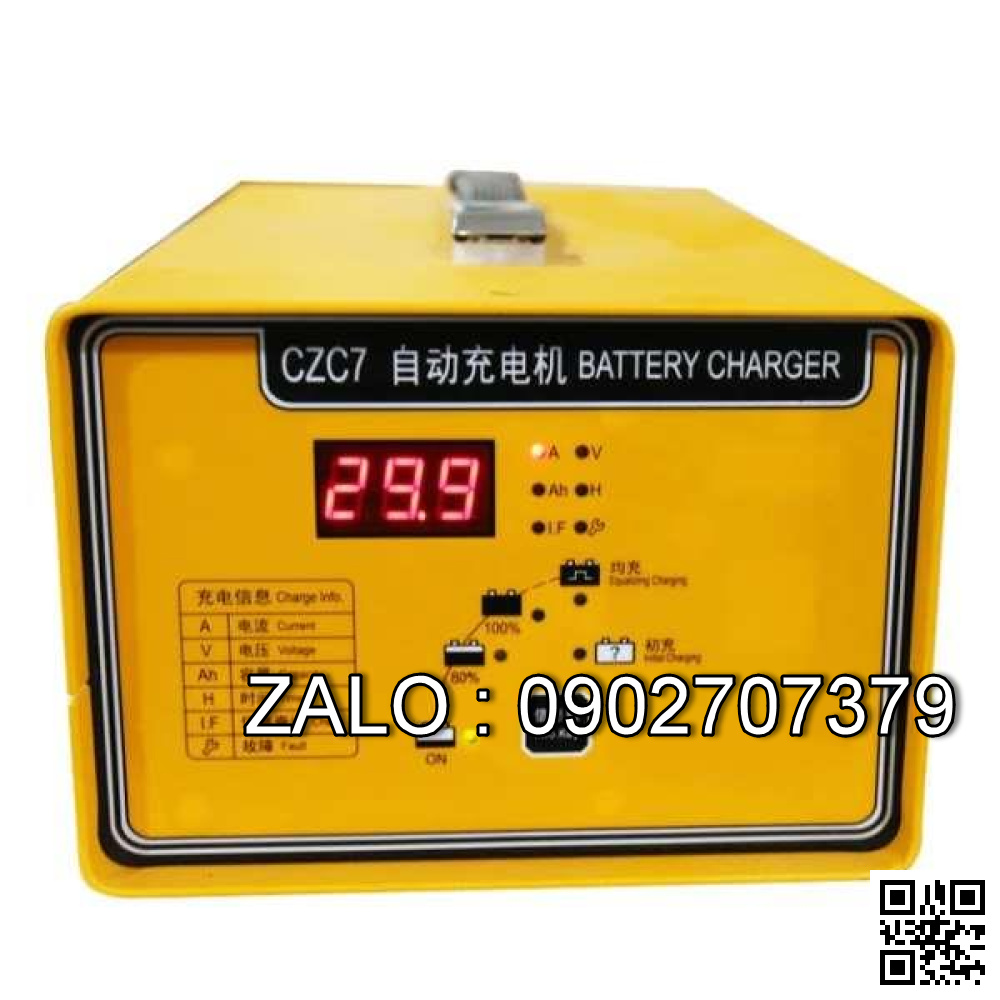 Máy sạc bình ắc quy 48V/25A CZC7 , Input-220V ( 220×405×140 mm )