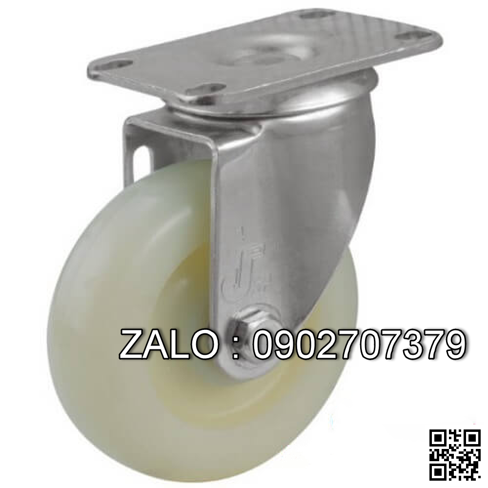 Bánh Xe Nhựa Trắng Chịu Lực