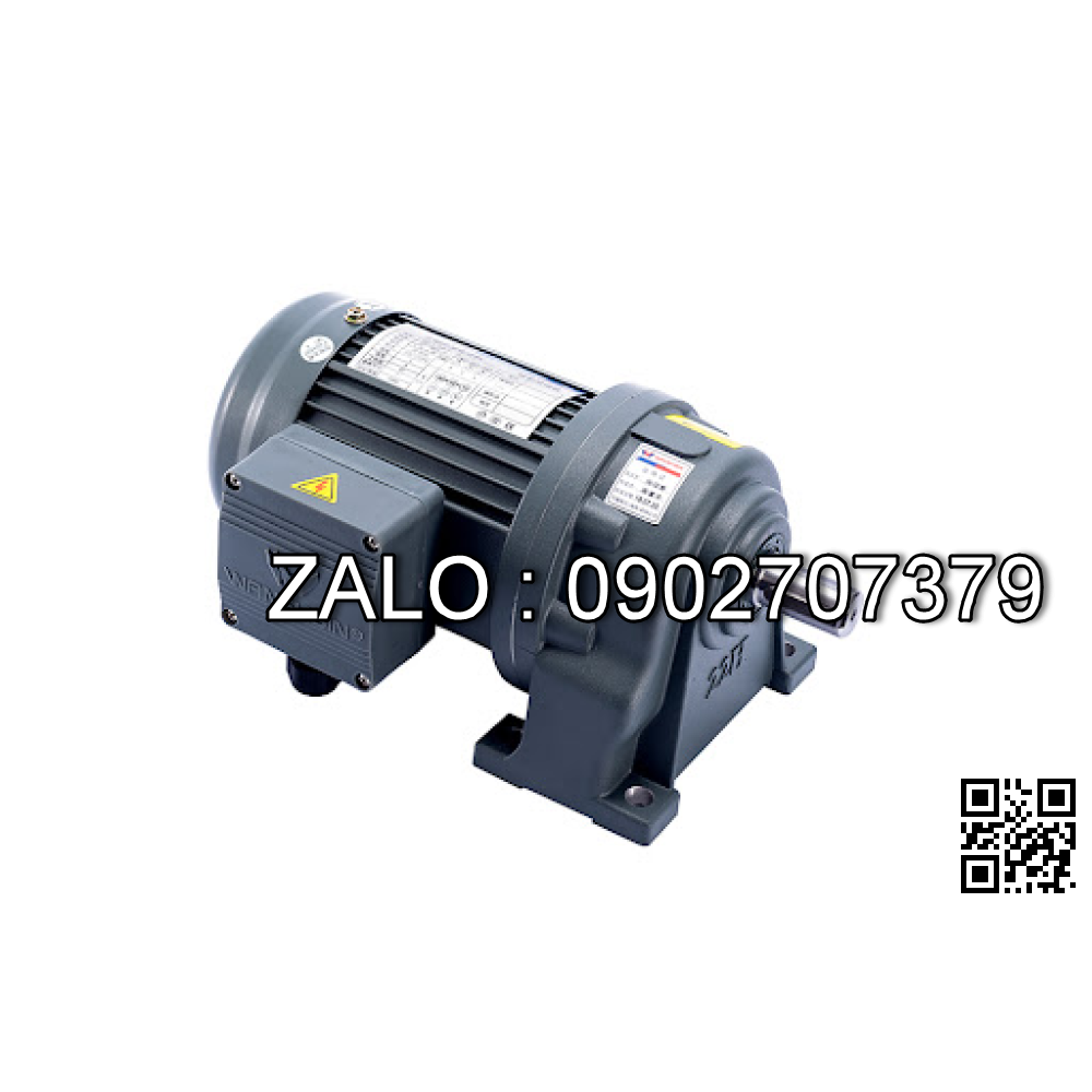 Motor giảm tốc 3 pha chân đế TransmaX 200W 1/25 18mm