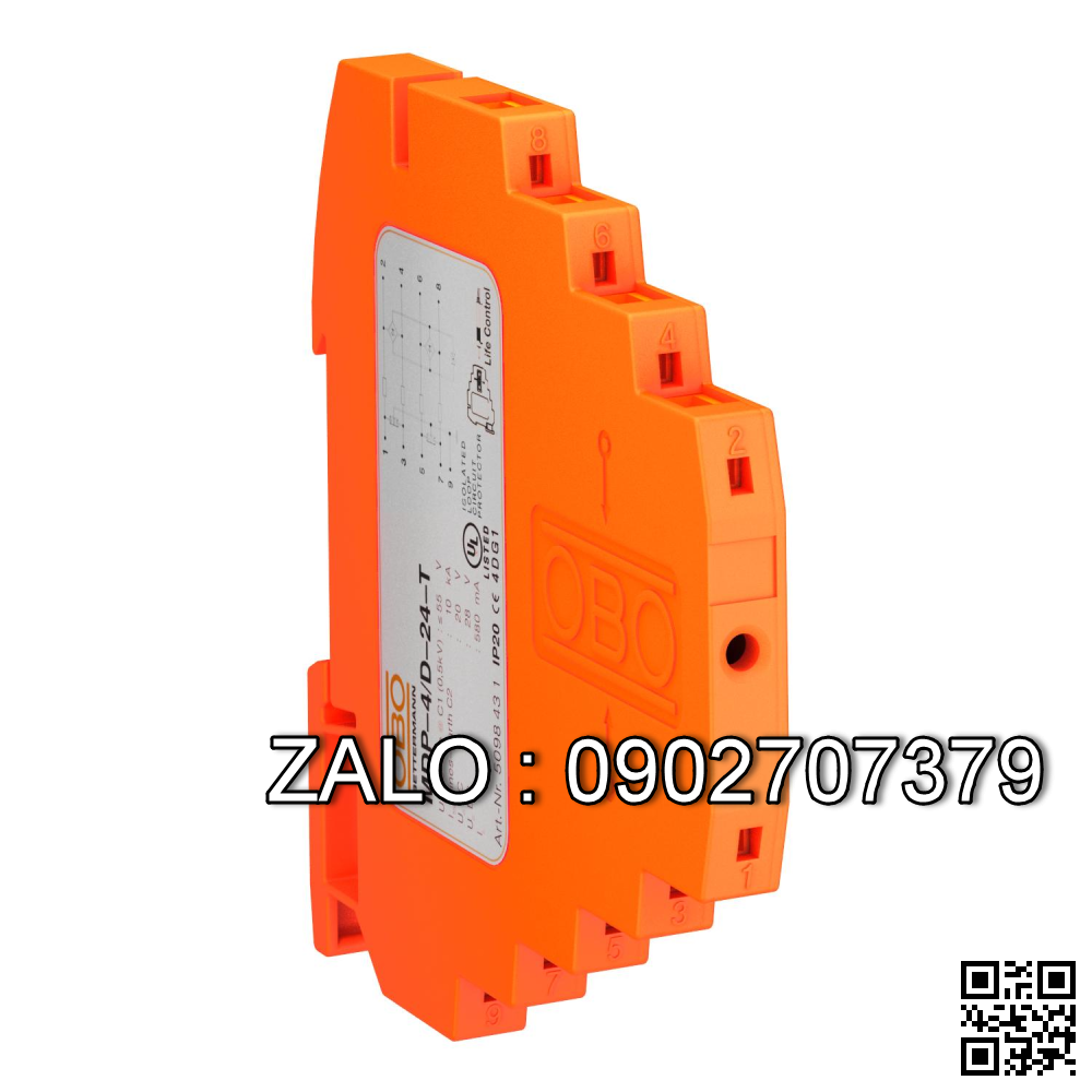 MDP-4/D-48-T (3P, 41VAC, 58VDC, 10kA) OBO 5098450