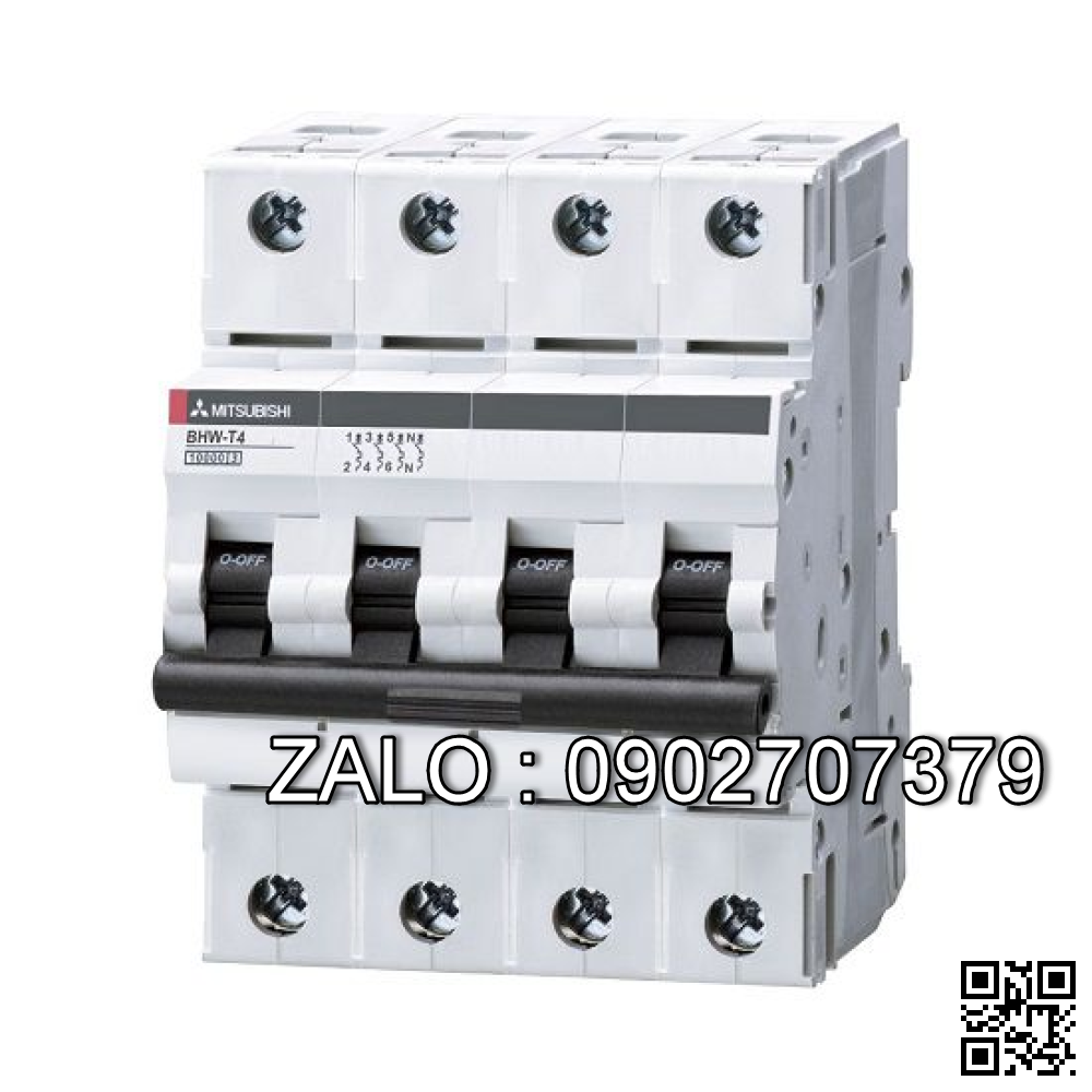 MCB Mitsubishi BHW-T4 4P C50 4.5kA
