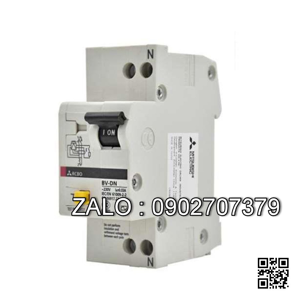 CB chống giật Mitsubishi BV-DN 1PN 10A 100mA 4.5kA