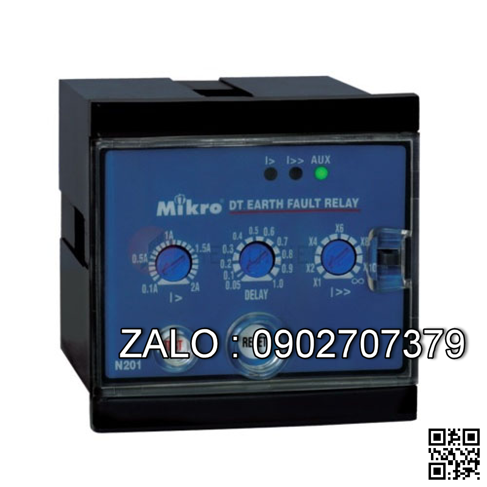 Rơ le bảo vệ quá dòng Mikro MK203A-240A (2-6A)