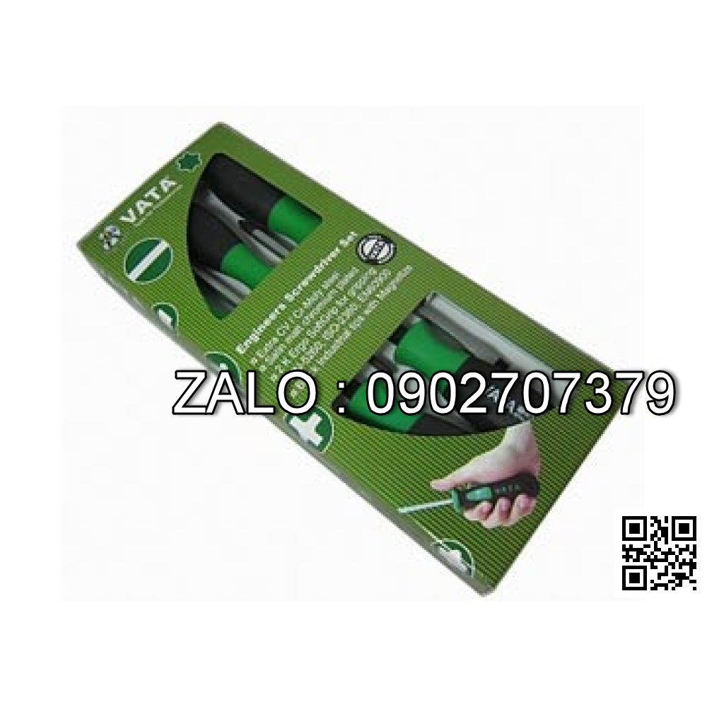 Bộ tuốc nơ vít VATA đóng 2 cạnh 5 chi tiết
 2505BFP1