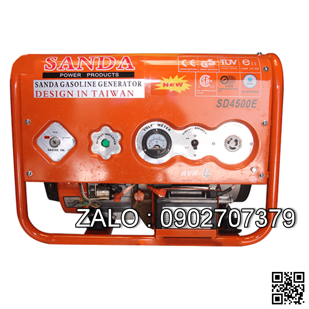 Máy phát điện chạy xăng Sanda SD4500R ( 3.1Kva)
