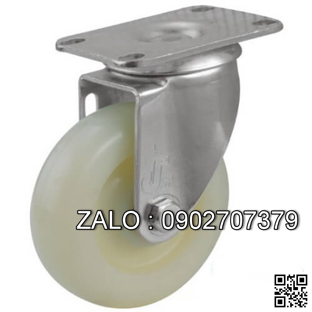 Bánh Xe Nhựa Trắng Chịu Lực