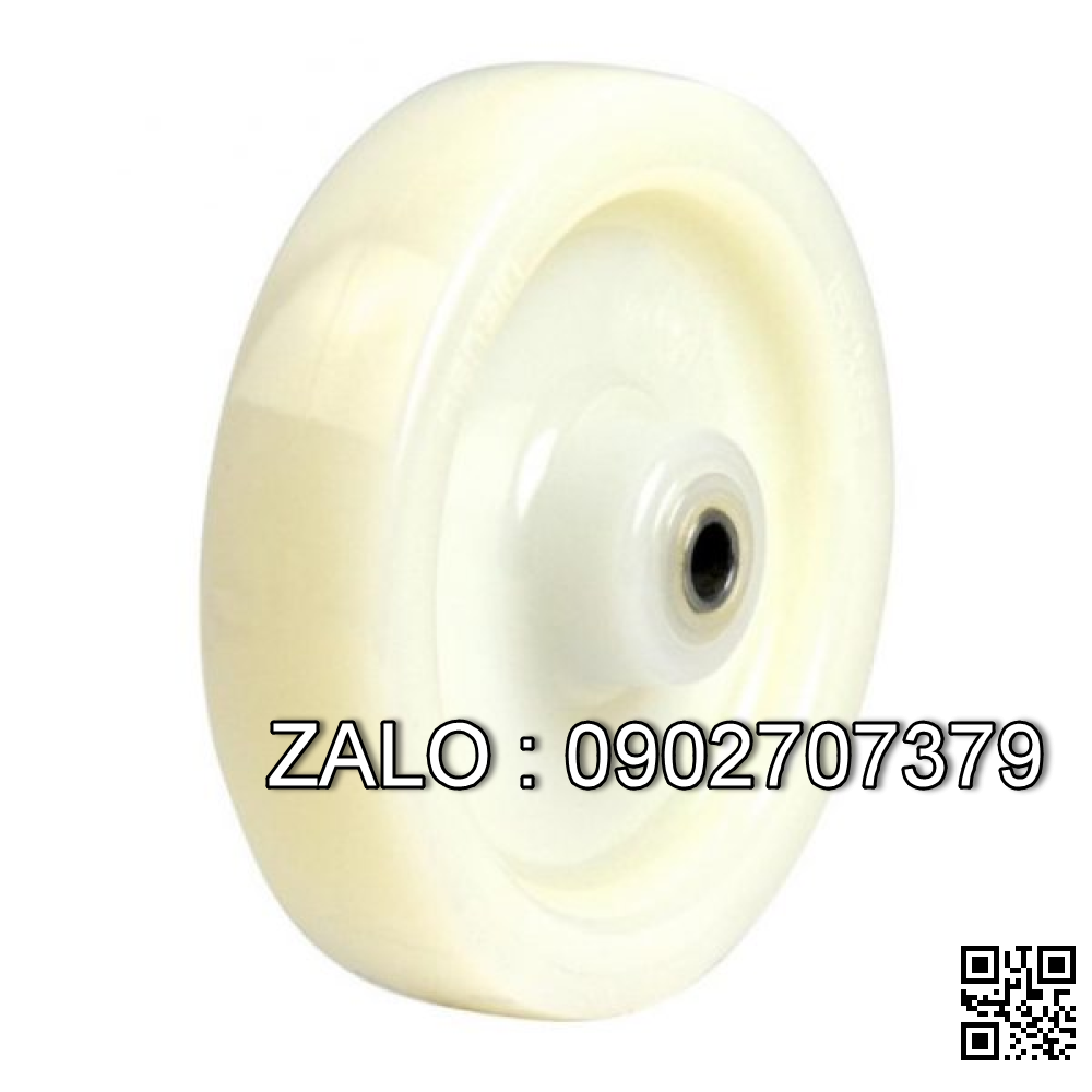 Bánh Xe Nhựa Trắng Phi 150Mm, 200Mm