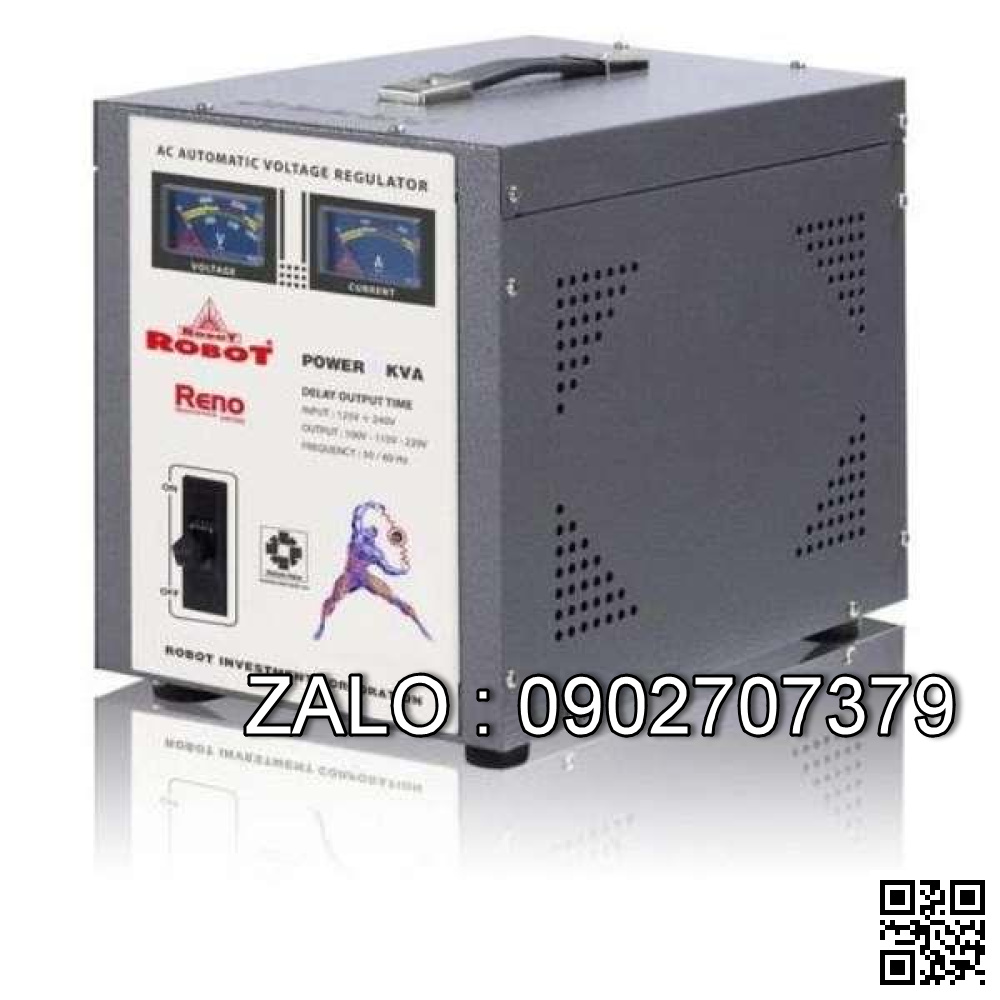 Ổn áp 1 pha Robot 1KVA 140V-240V