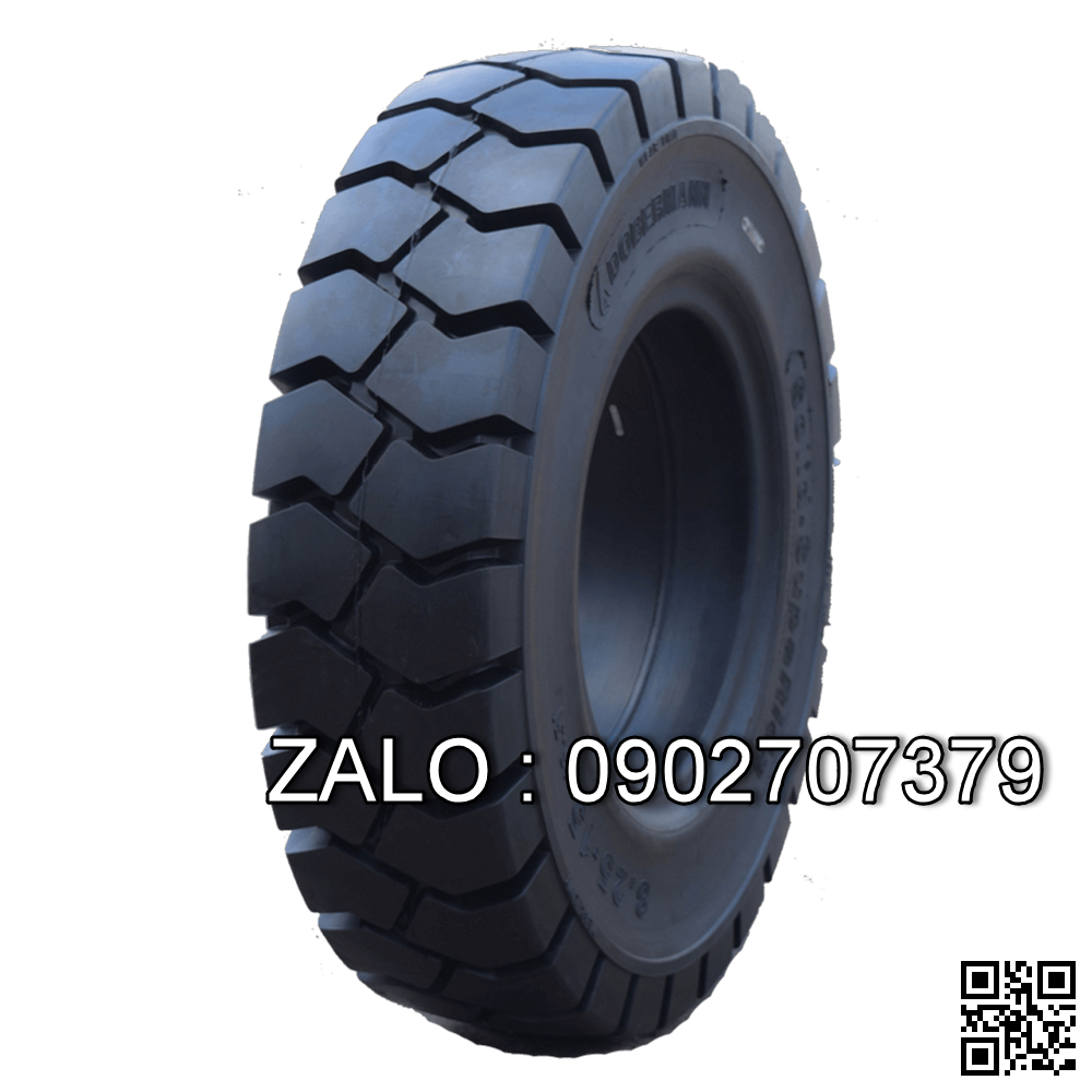 Lốp xe nâng đặc đen mâm tiêu chuẩn Komachi 4.00-8 RIM Size 3.00-8 FL