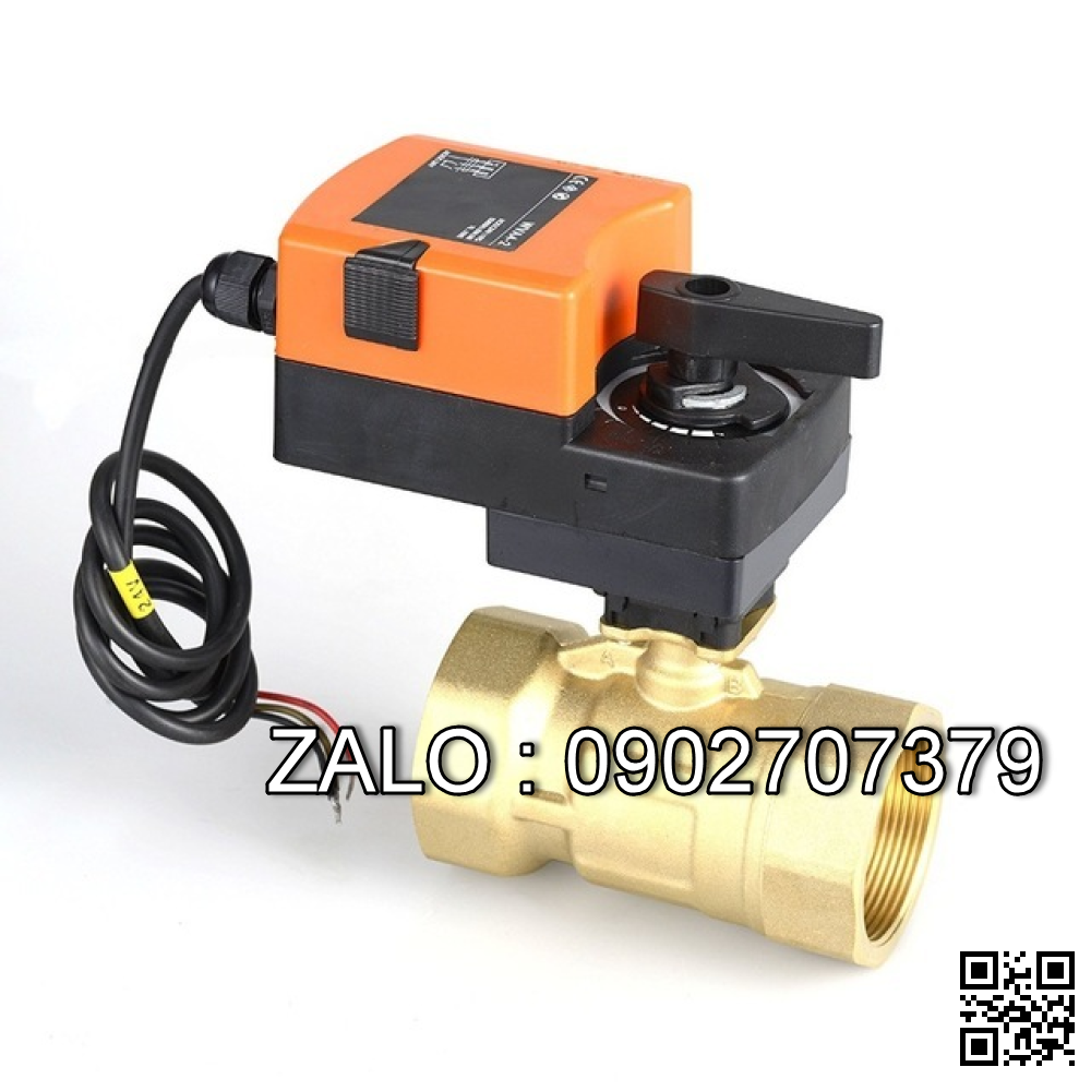 Van bi thau lắp ren 2 ngã DN200
