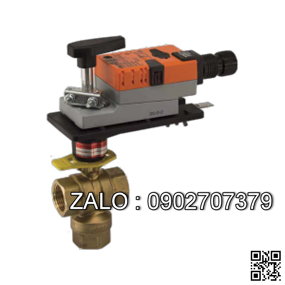 Van bi thau lắp ren 3 ngã DN350