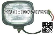 Đèn rọi cột ngoài trời 24W vuông cao cấp điện áp 12V 24V 220V