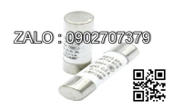 Fuse 10A, 500V, phi 12/8mm, L=50mm Fuse (Cau chi) 10A, 500V, 1 dau phi 12mm, 1 dau phi 8mm, L=50mm (tham khao fuse DEMEX ND 500V) (Su dung cho tu dien may PE13)