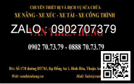 Vân Thiên Hùng sửa chữa xe đầu kéo tại công ty online 0902707379