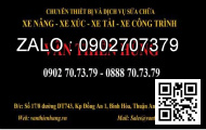 Vân Thiên Hùng sửa chữa xe đầu kéo tại công ty online 0902707379