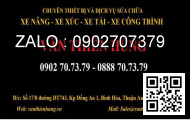 Vân Thiên Hùng sửa chữa xe đầu kéo tại công ty online 0902707379