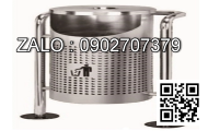 Thùng rác inox A35-A (có gạt tàn thuốc lá)