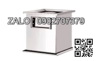 Thùng rác inox A35-A (có gạt tàn thuốc lá)