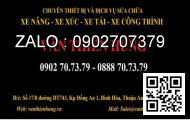 Vân Thiên Hùng sửa chữa xe đầu kéo tại công ty online 0902707379