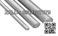 Ty ren (STUD BOLT) ASTM A193 B7 đen mộc, size: 1/2'' 55mm