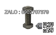 Ty ren (STUD BOLT) ASTM A193 B7 đen mộc, size: 1/2'' 60mm