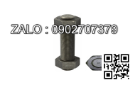 Ty ren (STUD BOLT) ASTM A193 B7 đen mộc, size: 1/2'' 55mm