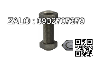 Ty ren (STUD BOLT) ASTM A193 B7 đen mộc, size: 1/2'' 150mm