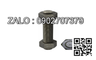 Ty ren (STUD BOLT) ASTM A193 B7 đen mộc, size: 1/2'' 55mm