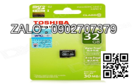 Thẻ Nhớ MicroSD 32G Class 10 Kioxia Box Chính Hãng 100mb/S