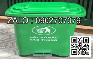 Thùng rác inox vuông nắp lật văn phòng A36-F