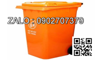 Thùng rác nhựa 240L màu vàng