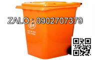 Thùng rác nhựa 240L màu vàng