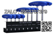 Chìa vặn lục giác thường TOPTUL 6mm cán
bọc nhựa(chữ T) Mạ crom AGHD0620