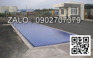 Chậu composite chữ nhật trơn màu giả đá 50*20*25