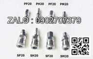 co lơi 45 ren trong Inox 304 1/4