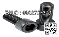 Bulong M20x120 thép đen, ren nữa, đầu lục giác ngoài cấp bền 8,8 (gồm bulong, đai ốc, long đền, đệm vênh)