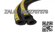 Ống thủy lực 1/2 inch x 360mm x 250 bar. Hai đầu thẳng, côn lồi, ren 1/2 inch