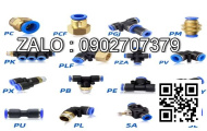 Van khóa nước nhựa răng ngoài tay vặn màu xanh 21 Đạt Hòa