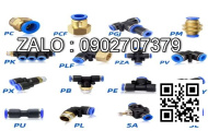 Van khóa nước nhựa răng ngoài tay vặn màu xanh 21 Đạt Hòa
