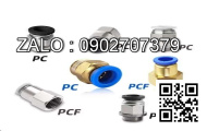 Van khóa nước nhựa răng ngoài tay vặn màu xanh 21 Đạt Hòa