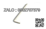 Chìa vặn lục giác thường TOPTUL 3.5mm chữ
T Mạ crom AGDAE313