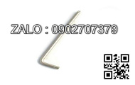 Chìa vặn lục giác thường TOPTUL 4.5mm chữ
T Mạ crom AGDAE418