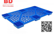 Pallet nhựa một mặt bông L900xW1100xH50