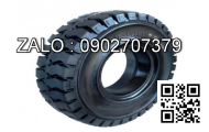 Lốp xe 16x6-10 1/2 PRESS ON Solideal ( lốp đặc đen )