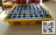 Pallet nhựa hai mặt bông