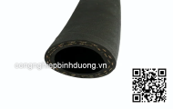 Ống thủy lực 1/4 inch x 1500mm x 400 bar, 2 đầu thẳng, côn lồi 60 độ, ren 1/4 inch